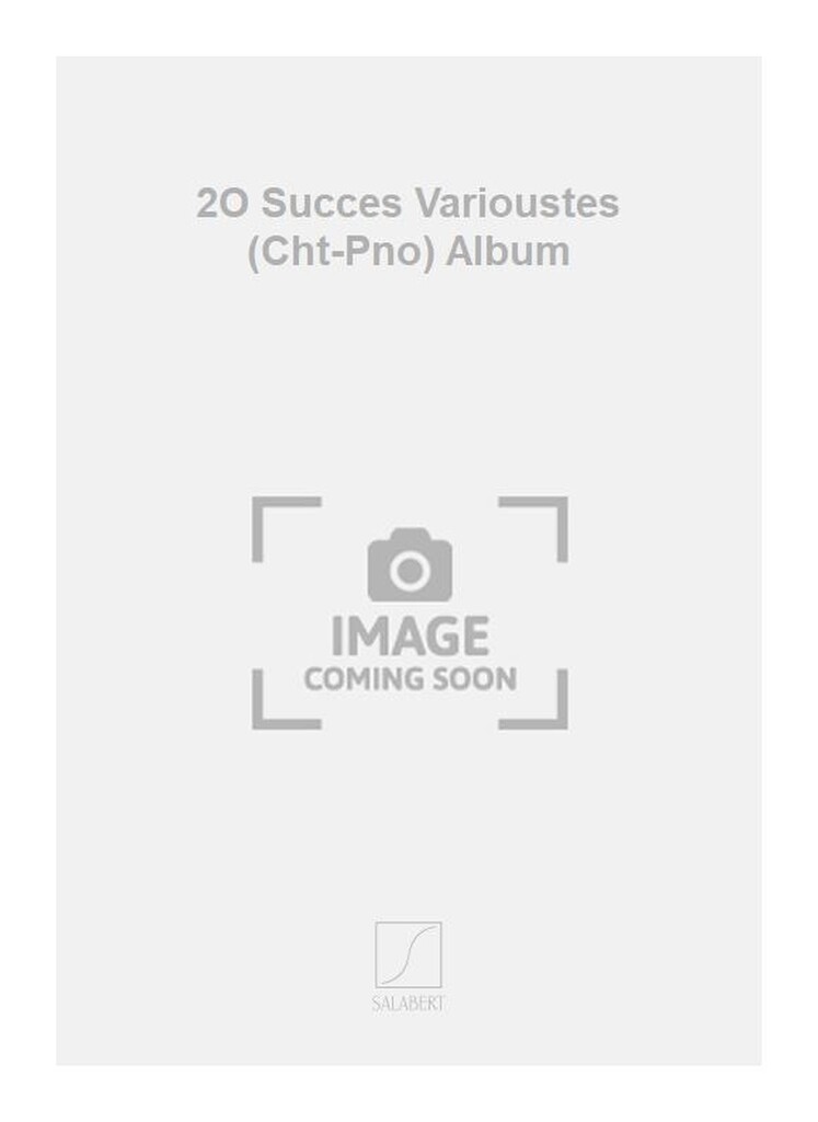 2O Succes Varioustes (Cht-Pno) Album